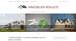 Desktop Screenshot of immobilier-realiste.fr