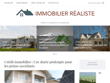 Tablet Screenshot of immobilier-realiste.fr